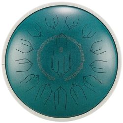 U-Turn EQ 440Hz Steel Tongue Drum 14" 15 Töne TQBL Klanginstrument