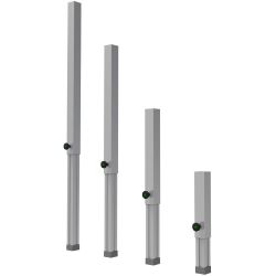Global Truss variable Steckfüße (4 Stk) 60x60mm - 80-140cm GT Stage Deck