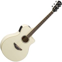Yamaha APX 600 Vintage White Westerngitarre