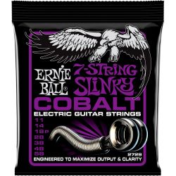 Ernie Ball EB2729 Slinky Cobalt 7-String 011-058 Saitensatz E-Gitarre
