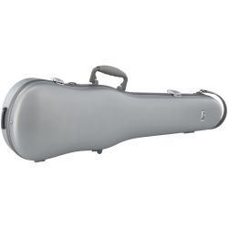PURE GEWA Violinformetui Polycarbonat f. 4/4-1/2 Violine silber