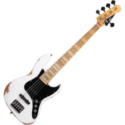Henry`s Lizard DB2-05 Dragon White Aged E-Bassgitarre