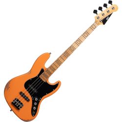 Henry`s Lizard DB2-04 Dragon Orange Aged E-Bassgitarre