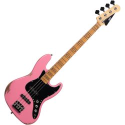 Henry`s Lizard DB2-04 Dragon Pink Aged E-Bassgitarre