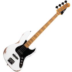 Henry`s Lizard DB2-04 Dragon White Aged E-Bassgitarre
