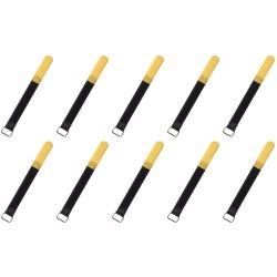 RockBoard Cable Ties - 10 Pack - 20 mm x 200 mm (Gelb)