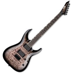 ESP LTD MH-400HT QM See Thru Black Sunburst E-Gitarre