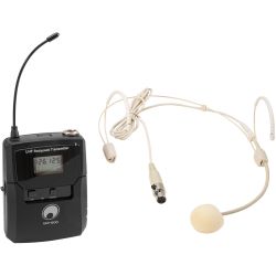 OMNITRONIC UHF-600 Taschensender 823-832 / 863-865 MHz Bodypack Sender