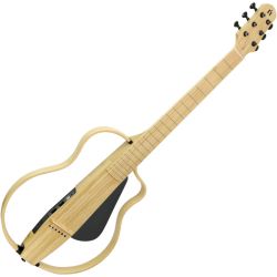 Natasha NBSG Steel Smart Silent Guitar Bamboo Westerngitarre