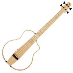 Natasha NBSG Smart Silent Short Scale Bass Bamboo Reisebass