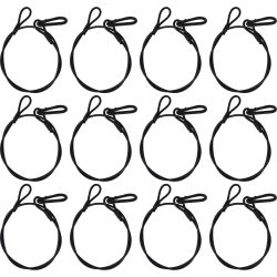 Algam Lighting 12er Set Sicherungsseile 85cm 4mm 40kg