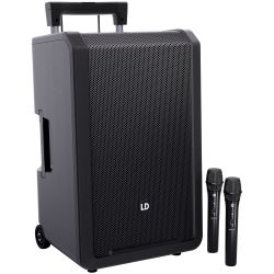 LD Systems ANNY 12 HHD2 B5 Akku BLuetooth PA Lautsprecher mit 2 Funkmikrofonen