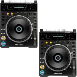Vermietung - 2x Pioneer DVJ-1000, DVD Video Player - SET/Tag