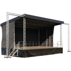 Vermietung - Bühne - Stagemobil XXL + Sidewings einfach - Stk./Tag