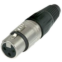 NEUTRIK XLR-Stecker 3 pol. female NC 3 FX