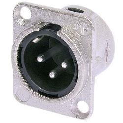 NEUTRIK XLR-Einbau Stecker 3 pol. male NC 3 MDL 1