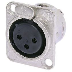 NEUTRIK NC 3 FDL 1 XLR-Einbau Stecker 3 pol. female