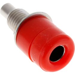 Bananensteckereinbaubuchse einfach rot