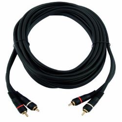 Kabel CC-50 2x2 Cinch rot/sw 5m HighEnd