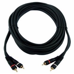 Omnitronic Kabel CC-100 2x2 Cinch rot/sw 10m HighEnd
