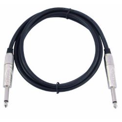 Klinke/Klinke Kabel KR-10 1m schwarz mono