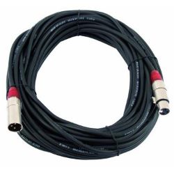Kabel MC-250R,25m,rot,XLR m/f,symm.