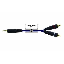 Kabel SKC-15 3,5mm Kl.ster./2x Cinch 1,5m