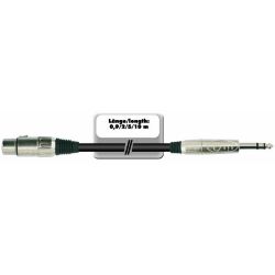 Kabel AXK-20 XLR-Kuppl./Klinke-St.st. 2m