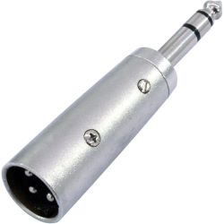 Adapter XLR-Stecker/Klinkenstecker stereo