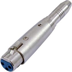 Adapter XLR-Kupplung / Klinkenbuchse stereo