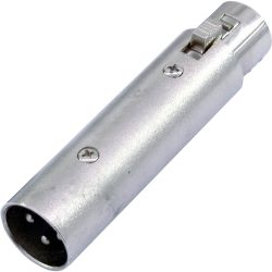 Adapter DMX  XLR-Stecker 3P/XLR-Kupplung 5P