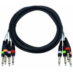 Snake-Kabel 4x Klinke/4x Klinke mono, 3m