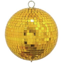 Eurolite Spiegelkugel 15cm Gold ohne Motor