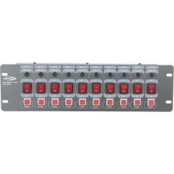 Showtec DJ-Switch 10F Flash 10 Kanal Schaltboard