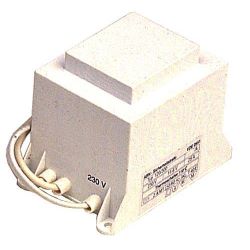 Sicherheitstrafo 24V/150VA, isol. Gehäuse
