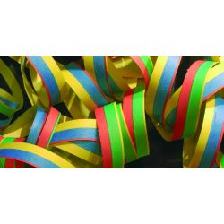 Luftschlangen, bunt, 18 Stück à 6m