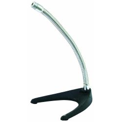 Guß-Tischfuß 33cm Schwanenhals,5/8 Zoll chrom