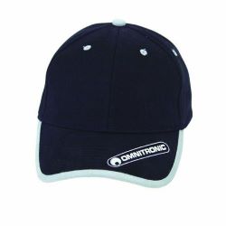 OMNITRONIC Baseball-Mütze,schwarz-silber