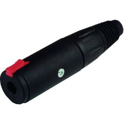 Neutrik Klinkenkupplung stereo mit Arretier schwar