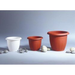 Übertopf Terrafl. Poly. Terraco. o 36cm