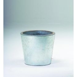 Übertopf Naturzink o Höhe 35cm