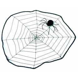 Spinnennetz fix schwarz 35cm m.kl.Spinne