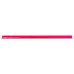 OMNILUX Röhre 18W 600x26mm Farbglas rot