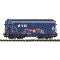 Piko 58965 Schiebeplanenwagen Shimmns mit Graffiti, VTG, Ep. VI