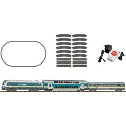Piko 57139 Start-Set mit Bettung Herkules Alex mit 2 Personenwagen, Ep. VI