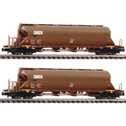 Fleischmann 849008 2-tlg. Staubsilowagen GATX