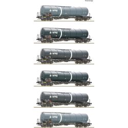 Roco 6600007 6-tlg. Display: Kesselwagen, VTG, Ep. VI