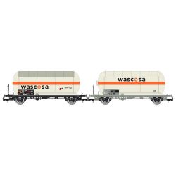 Rivarossi HR6622 2-tlg. Set Gaskesselwagen Wascosa SBB, Ep. V