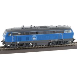 ESU 31009 Diesellok, 218 055 Press, blau, Ep VI, Sound+Rauch, DC/AC