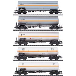 Märklin 48480 H0 5er Set Gaskesselwagen, VTG, Ep. IV